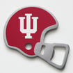 Indiana Hoosiers Football Helmet Bottle Opener Magnet - Front View