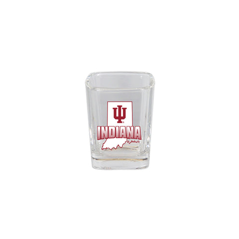 Indiana Hoosiers State Shot Glass - Front View
