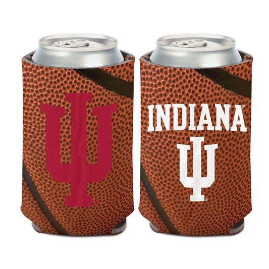 Indiana Hoosiers Basketball Orange Coozie - Front and Back View