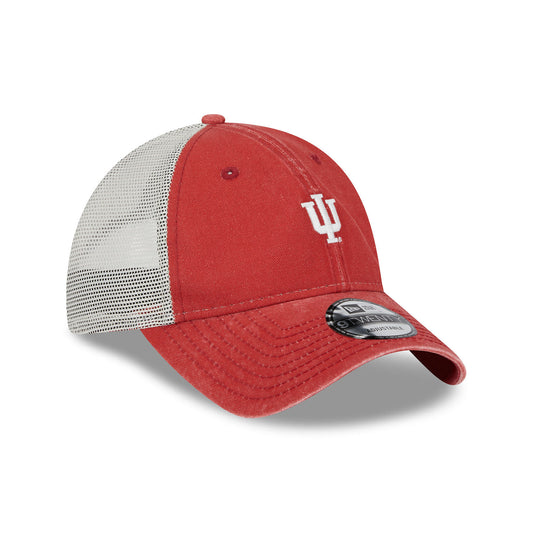 Ladies Indiana Hoosiers Micro Mesh Back Crimson Adjustable Hat - Right View