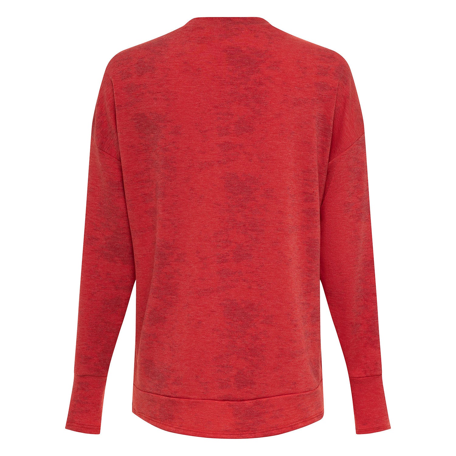 Ladies Indiana Hoosiers Brandy Crew in Crimson - Back View