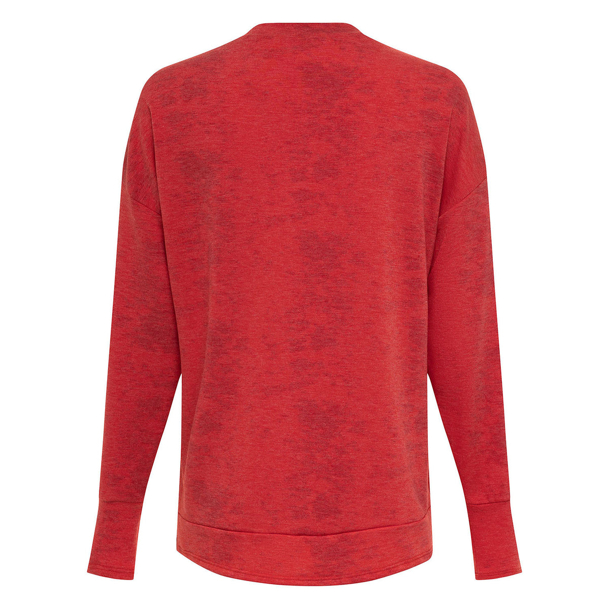 Ladies Indiana Hoosiers Brandy Crew in Crimson - Back View