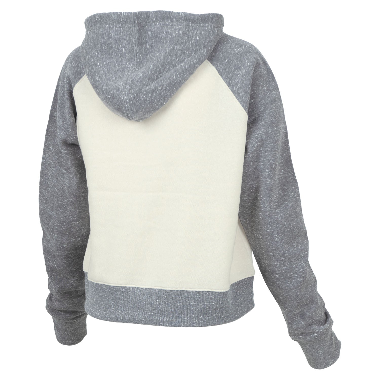 Ladies Indiana Hoosiers Cody Hood in White and Grey - Back View