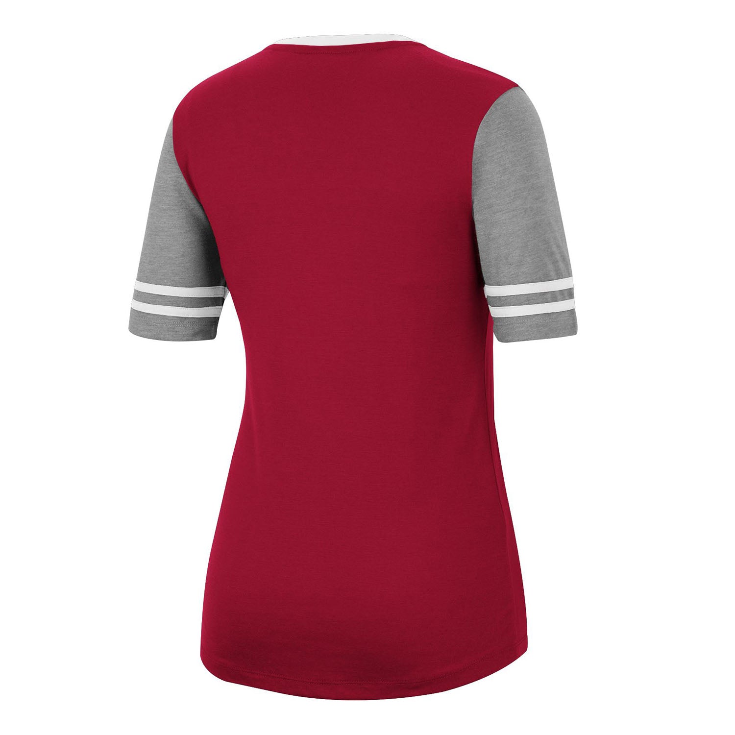 Ladies Indiana Hoosiers There You Are T-Shirt in Crimson - Back View