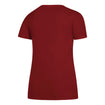 Ladies Indiana Hoosiers Adidas Amplifier Crimson T-Shirt - Back View
