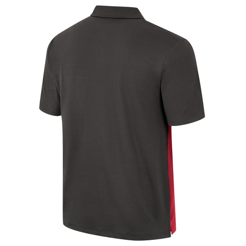 Indiana Hoosiers Two Yutes Polo in Crimson and Black - Back View