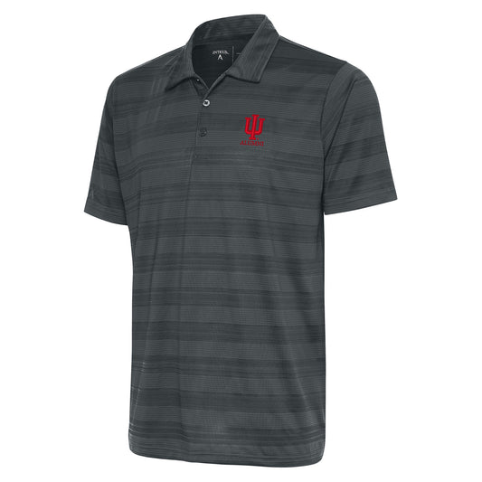 Indiana Hoosiers Alumni Compass Grey Polo - Front View