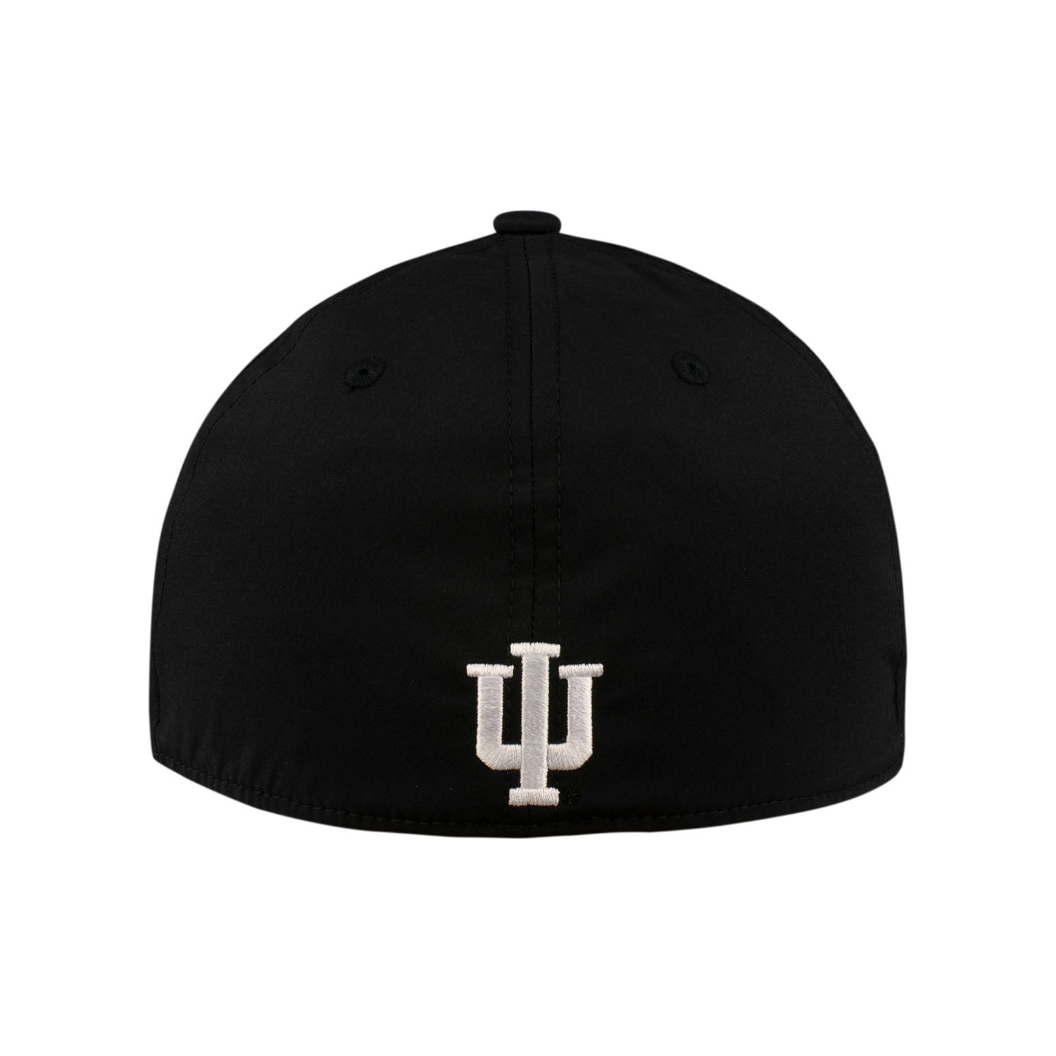 Indiana Hoosiers Adidas Script Indiana Flex Hat in Camo - Back View