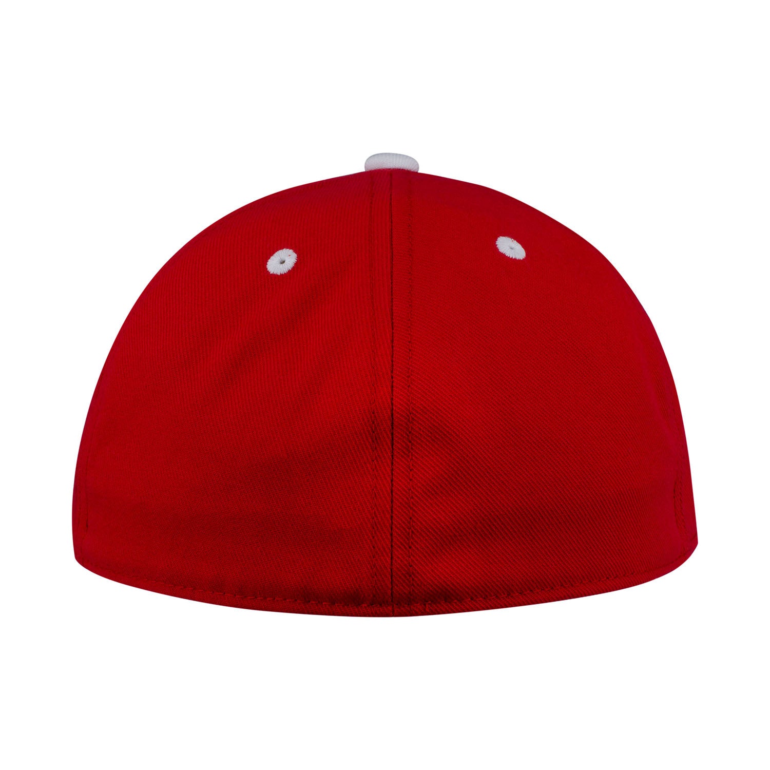 Indiana Hoosiers Adidas Wool Fitted Hat in Crimson - Back View