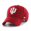 Indiana Hoosiers MVP Wool Adjustable Hat in Crimson - Front View