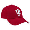 Indiana Hoosiers The League 9Forty Adjustable Hat in Crimson - Front/Side View