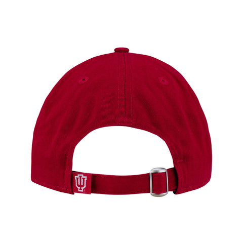 Indiana Hoosiers Core Classic 9Twenty Adjustable Hat in Crimson - Back View