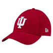 Indiana Hoosiers Team Classic 39Thirty Flex Hat in Crimson - Front/Side View