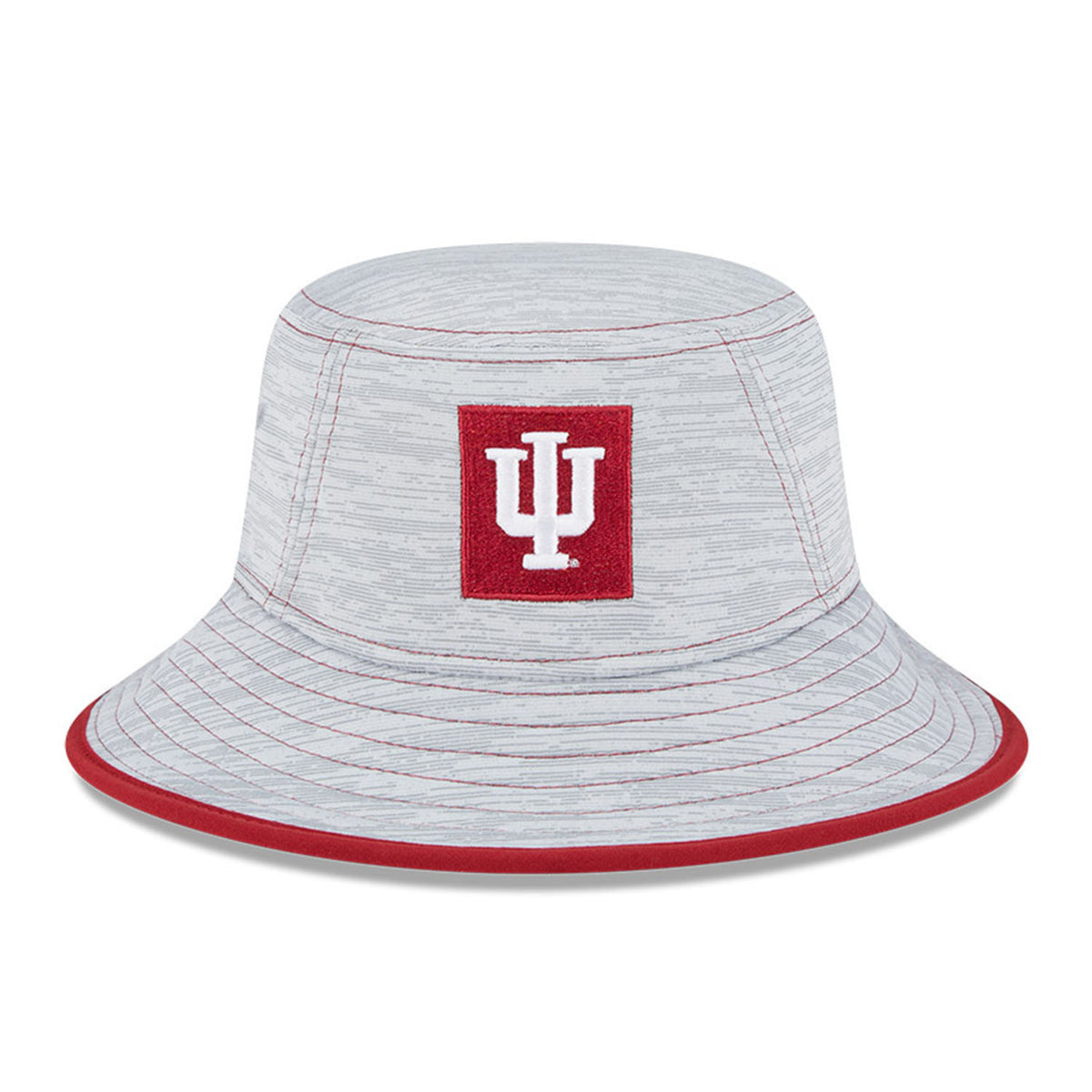 Indiana Hoosiers Game Grey Bucket Hat - Front View