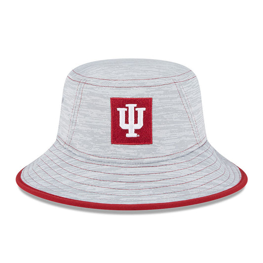 Indiana Hoosiers Game Grey Bucket Hat - Front View