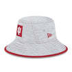 Indiana Hoosiers Game Grey Bucket Hat - Angled Right View