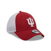 Indiana Hoosiers Primary Logo Shadow Neo Crimson Flex Hat - Front/Side View