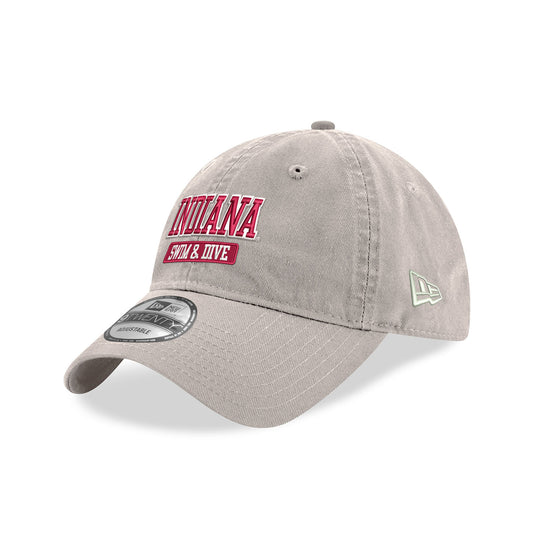 Indiana Hoosiers Swim & Dive Stone Adjustable Hat - Front/Side View