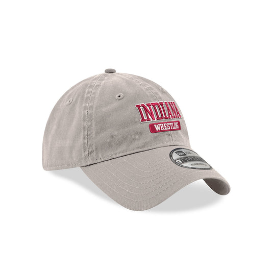 Indiana Hoosiers Wrestling Stone Adjustable Hat - Front/Side View