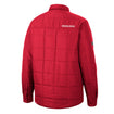 Indiana Hoosiers Button Front Quilted Barn Jacket in Crimson - Back View