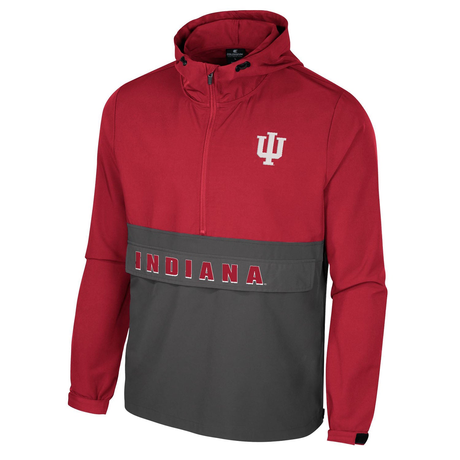 Indiana Hoosiers Anorak 1/4 Zip Jacket - Front View