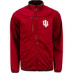 Indiana Hoosiers Left Chest Soft Shell Jacket in Crimson - Front View
