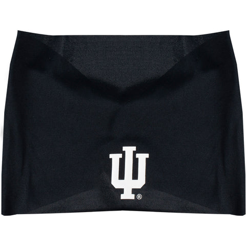 Indiana Hoosiers Adidas Performance Headband in Black - Front View