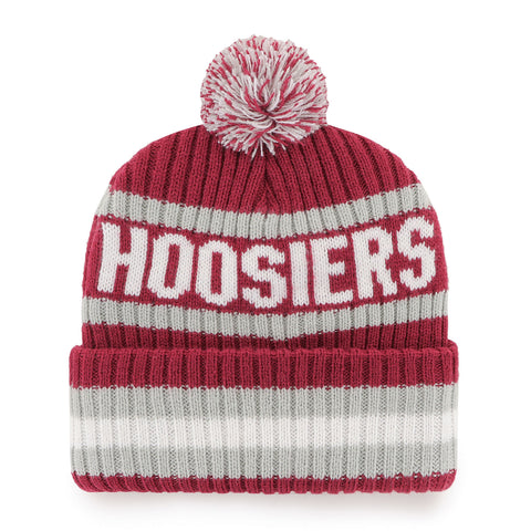 Indiana Hoosiers Bering Knit Hat in Crimson - Back View