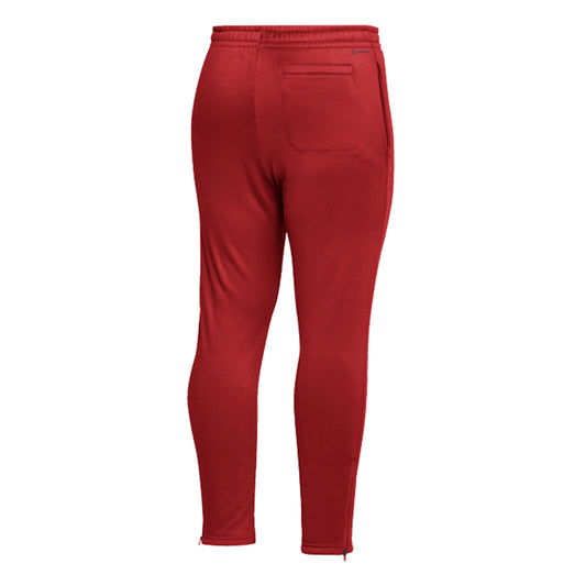 Indiana Hoosiers Adidas Tapers Pants in Crimson - Back View
