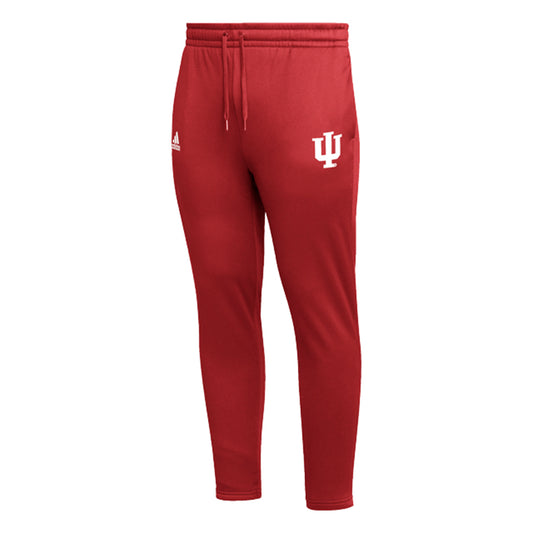 Indiana Hoosiers Adidas Tapers Pants in Crimson - Front View