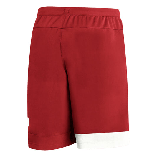 Mens Indiana Hoosiers adidas Crimson/White Authentic On-Court Candy Striped  Warm-Up Tear Away Pants