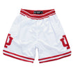 Indiana Hoosiers '86-87 Retro Game Shorts in White - Front View