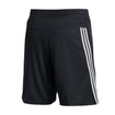 Indiana Hoosiers Adidas 3 Stripe Shorts - Back View