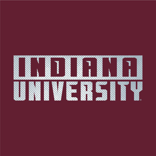 Indiana Hoosiers Triblend Long Sleeve - Logo View