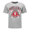 Indiana Hoosiers Established Seal T-Shirt in Grey - Front View