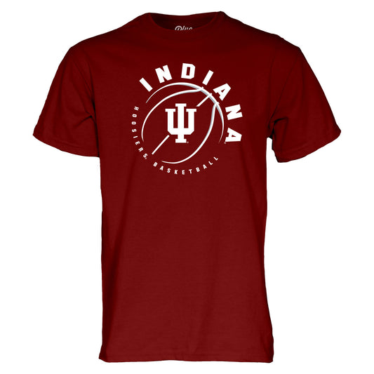 Indiana Hoosiers Bracer Basketball Crimson T-Shirt - Front View