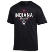 Indiana Hoosiers Diamond Baseball Black T-Shirt - Front View