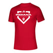 Indiana Hoosiers Adidas Creator Baseball Plate Crimson T-Shirt - Front View