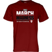 Indiana Hoosiers Men's Basketball 2023 March Madness Crimson T-Shirt - Front View