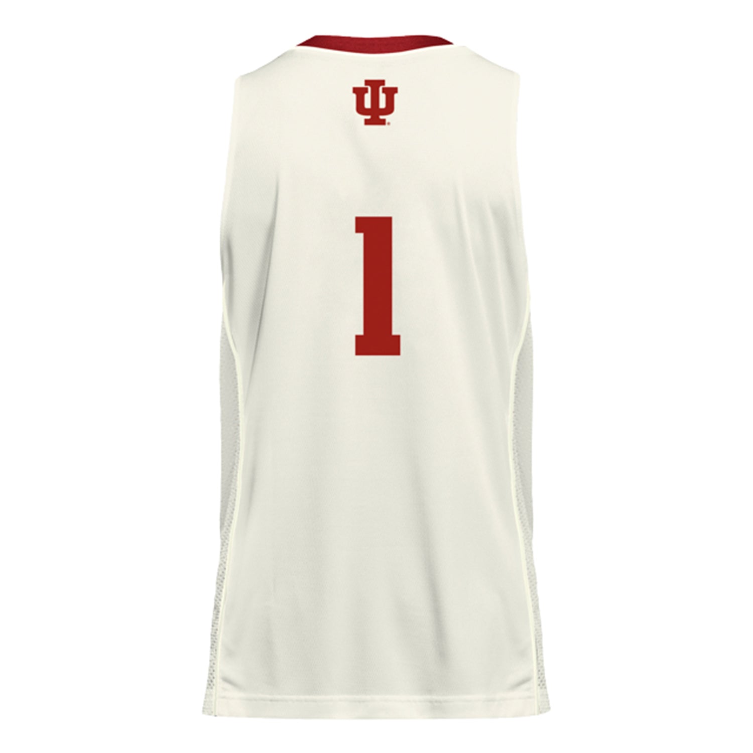 Indiana Hoosiers Adidas Swingman Cream Basketball Jersey - Back View