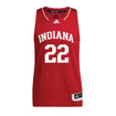Indiana Hoosiers Adidas Student Athlete Crimson Women's Basketball Student Athlete Jersey #22 Chloe Moore-McNeil - Front View