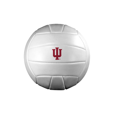 Indiana Hoosiers Full Size Volleyball in White - Front View