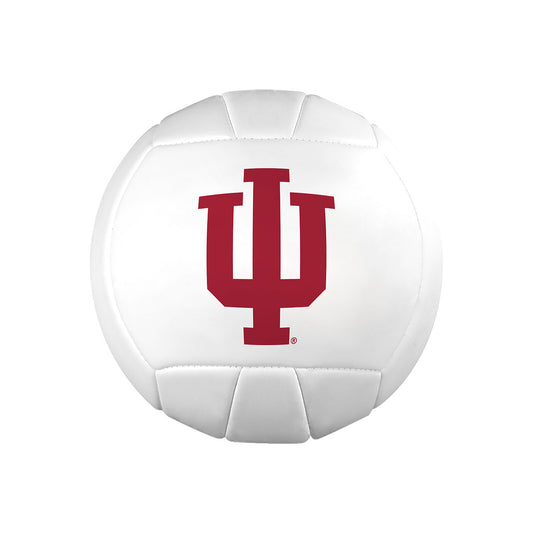 Indiana Hoosiers Mini Volleyball in White - Front View