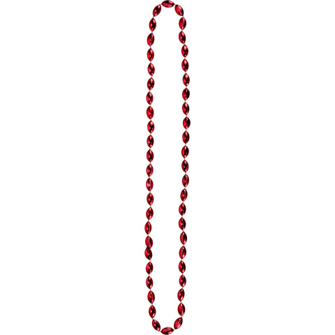 Indiana Hoosiers 2 Pack Football Beads in Crimson - Front View