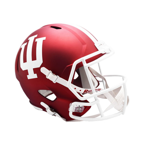 Indiana Hoosiers Replica Speed Helmet in Crimson - Front View