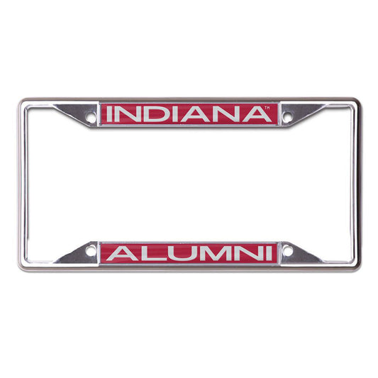 Indiana Hoosiers Alumni Metal License Plate Frame - Front View