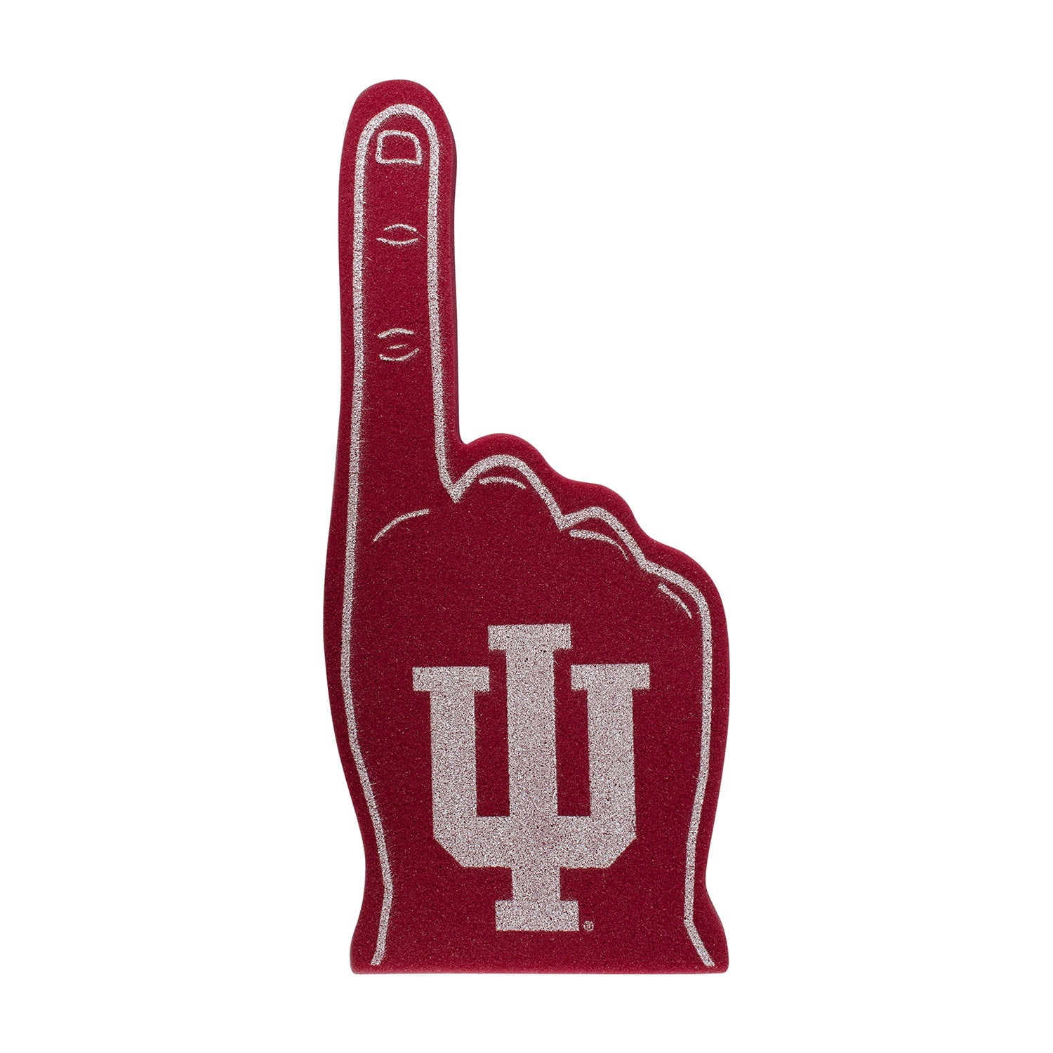 Indiana Hoosiers Foam Finger - Back View