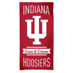 Indiana Hoosiers Cream & Crimson Beach Towel - Front View