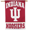 Indiana Hoosiers 28" x 40" Vertical Flag in Crimson - Front View
