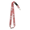 Indiana Hoosiers Sparkle Lanyard in Crimson - Front View